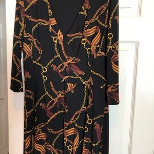 Lauren Ralph Lauren dress. Size 16. Almost new. Material- polyester & spandex.